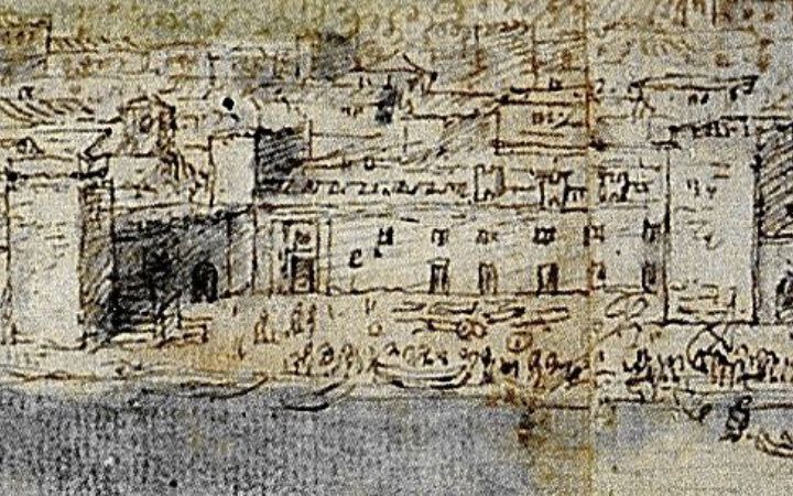Atarazanas según dibujo de 1564