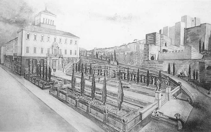 Proyecto de Palacio de Archivos, Bibliotecas y Museos (Luis Moya, 1940)